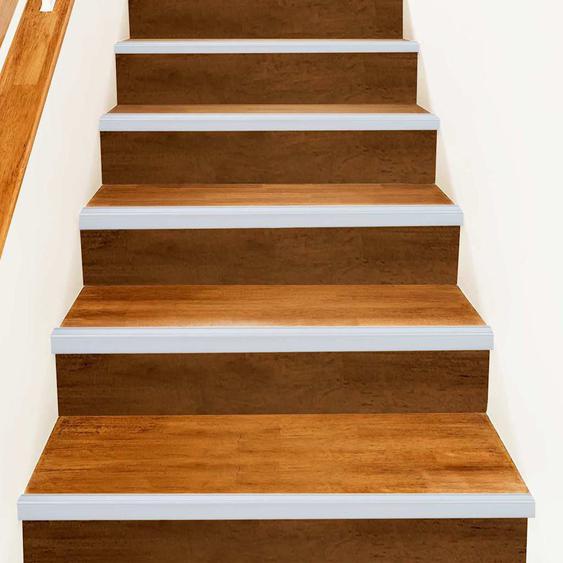 Nez de marche 10 pcs Argenté 67 x 3 x 2 cm Aluminium