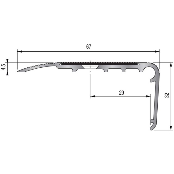 Nez de marche EVOLUTIFS 2CBIS 3m - DINAC - 2687110