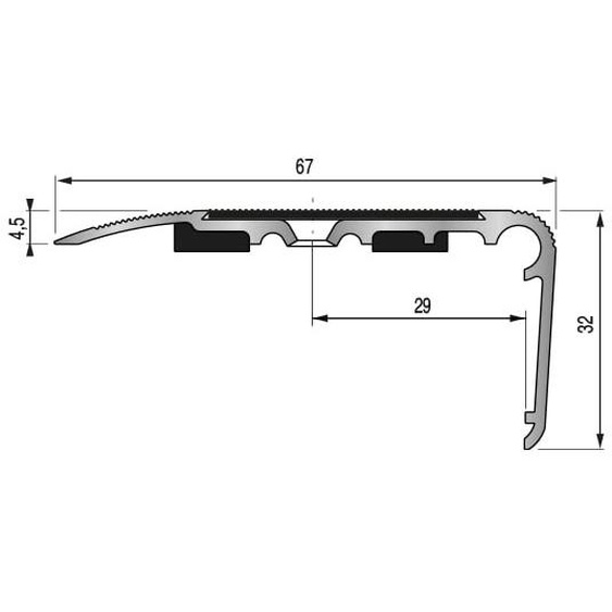 Nez de marche EVOLUTIFS 2CBIS 3m - DINAC - 2887110