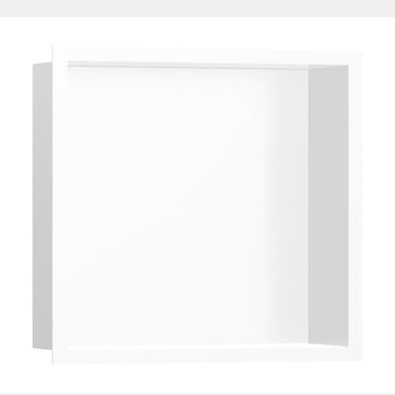 Niche murale fond blanc XstarStoris cadre blanc mat