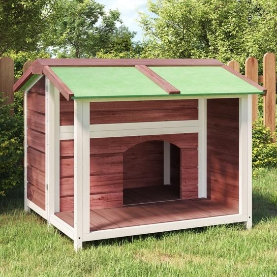 Niche pour chien The Living Store Mokka 96 x 87 x 80,5 cm en pin massif