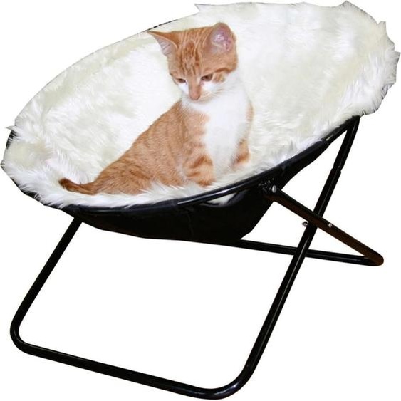 Niche Sharon ø 50 cm Niche avec structure métallique blanche