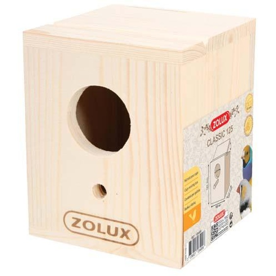 Nichoir pour oiseaux 100x100x125mm Zolux
