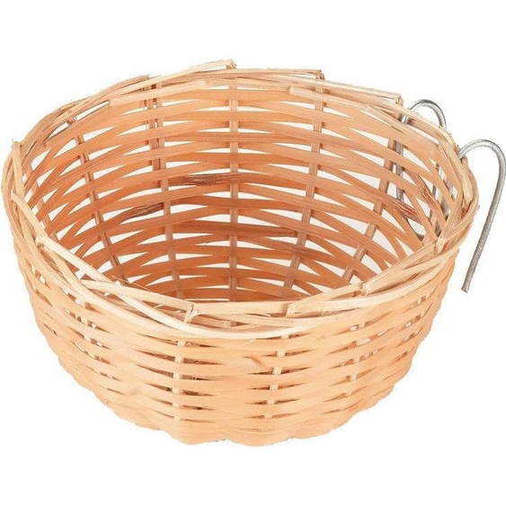 Nid exotique en bambou de forme naturelle Nid de canari 5,5 cm