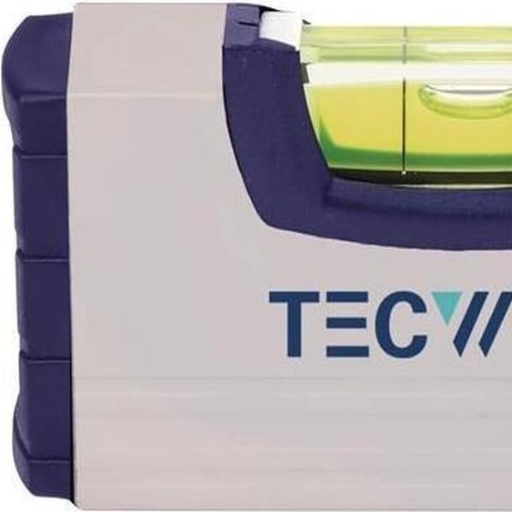 Niveau à bulle 10 cm aluminium argent ± 1,0 mm/m