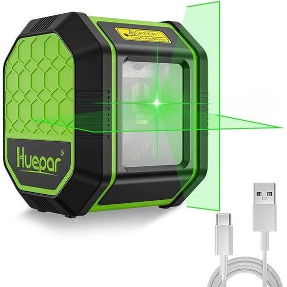 Niveau laser à laser vert et batterie rechargeable pour des mesures de précision
