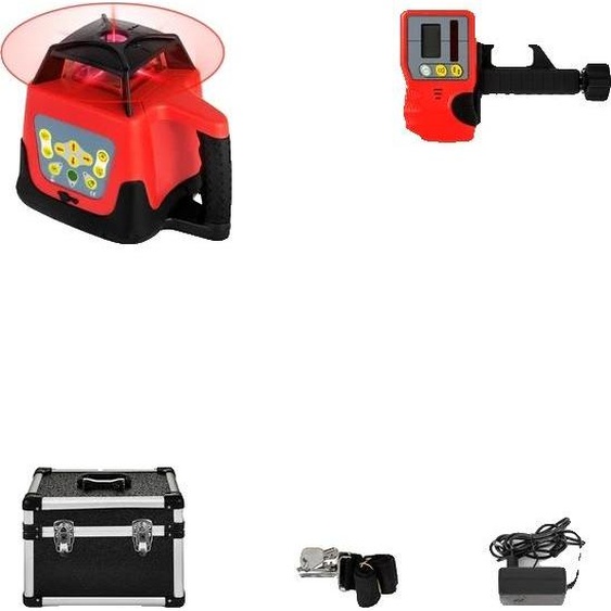 Niveau laser rotatif, auto-nivelant, mesure 500m, faisceau rouge 2
