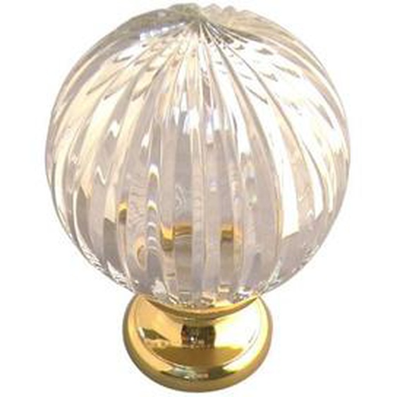 No Brand - Ouvre&Déco - Boule de finition descalier cristal transparent, bowl cristal orange