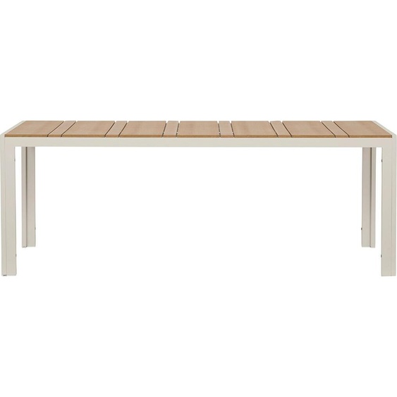 Noah table de jardin gris,Reproduction teck.