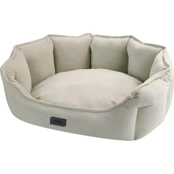 Nobby Confort Lit ovale CORDO beige 86 x 70 x 24 cm