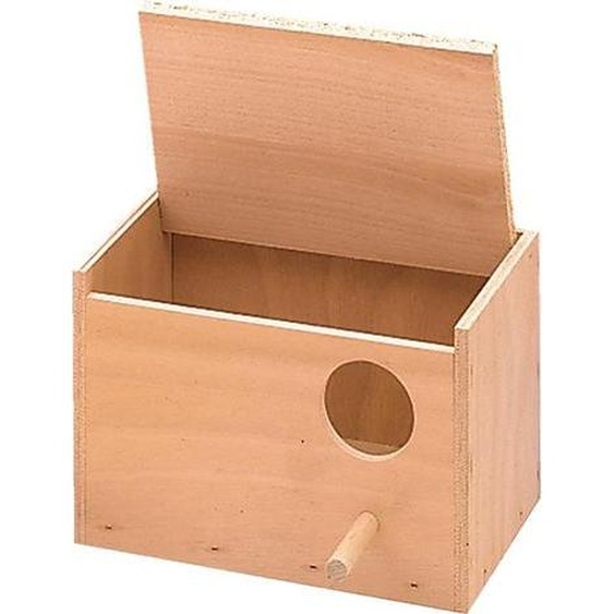 Nobby Nichoir pour grandes perruches horizontal 30 x 20 x 20 cm