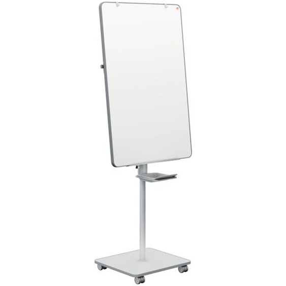 Nobo Chevalet Mobile Move & Meet Magnétique blanc - Tableau orientable - Sur roulettes - 70 x 100 cm
