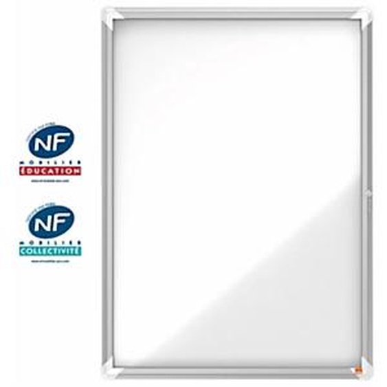Nobo  Premium Plus Vitrine dextérieur porte-battante fond magnétique 9 feuilles A4