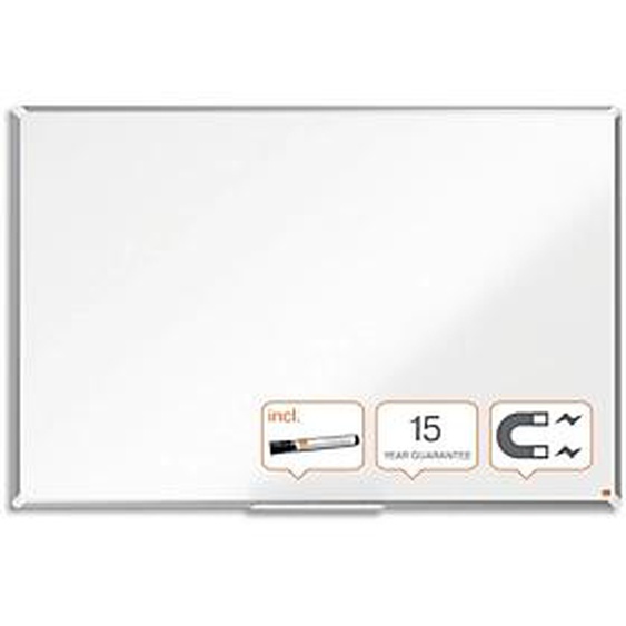 NOBO Tableau blanc acier laqué Premium Plus, 1500 x 1000 mm