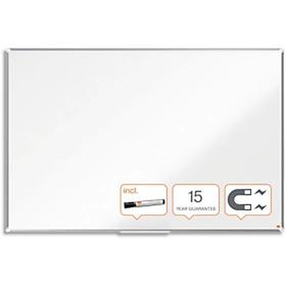 NOBO Tableau blanc acier laqué Premium Plus, 1800 x 1200 mm
