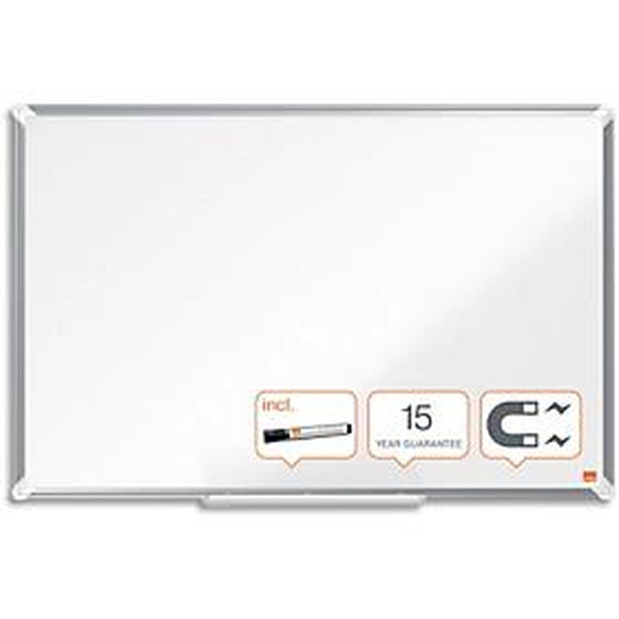NOBO Tableau blanc acier laqué Premium Plus, 900 x 600 mm