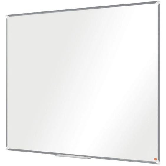 Nobo Tableau blanc acier laqué Premium Plus effacable à sec - Surface magnétique - Cadre Aluminium - L.150 x H.120 cm