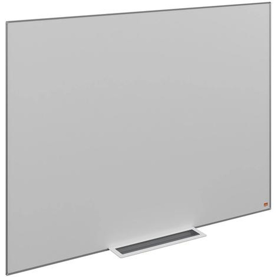 Nobo Tableau blanc laqué Nano Clean - Surface magnétique - Cadre Aluminium - L.120 x H.90 cm