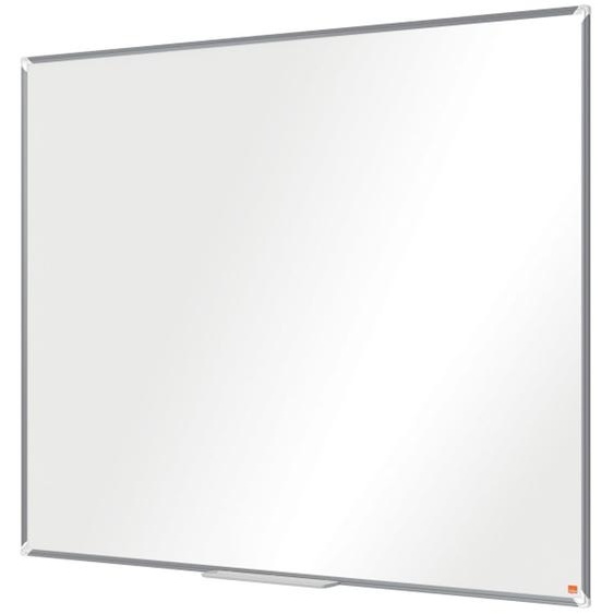 Nobo Tableau blanc laqué Premium Plus - L.180 x H.120 cm - Magnétique - Cadre Aluminium