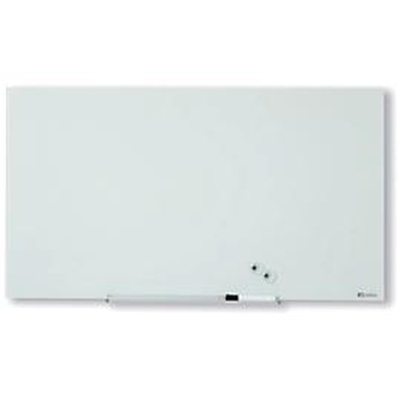 Nobo Tableau blanc verre trempé Diamond - Surface magnétique - L.99 x H.56 cm