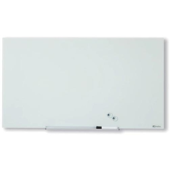 Nobo Tableau blanc verre trempé Diamond - Surface magnétique - L.99 x H.56 cm