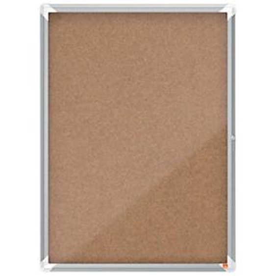 Nobo Vitrine daffichage en liège Premium Plus - 97 x 70,9 cm - Format  9 x A4 - Cadre aluminium