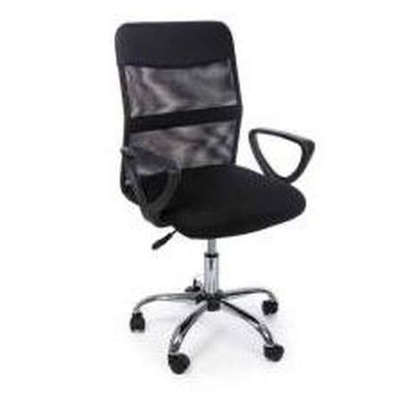 Noir Chaise de bureau PROMA Noir  - Laine - 0