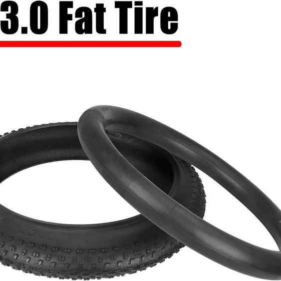 NONE 20 pouces gros pneu 20x3.0 vélo tout-terrain gros pneu e-bike neige vélo plage vélo électrique 20*3.0 anti-dérapant gros pneu pièces de cyclisme
