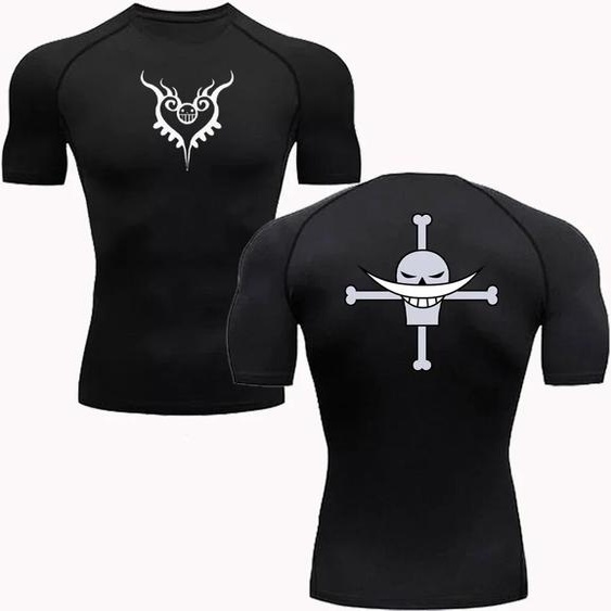 NONE 2024 été hommes vêtements de protection solaire Anime T-shirt Fitness séchage rapide course Fitness T-shirt sport serré Rashgard S-3XL