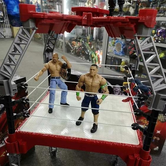 NONE AEW/Mélange de combat ultime et tapis pour anneaux de combat de lutteur/sans figurines de personnages Actian/