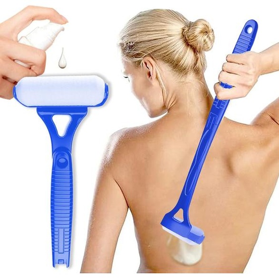 NONE Applicateur de Lotion, protection solaire et bronzage pour le dos, bâton Portable à Long manche, protection solaire pliable, rouleau de poignée de bain