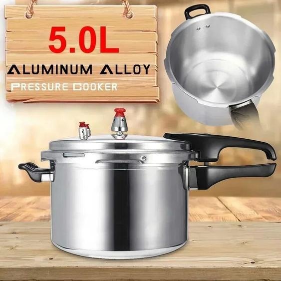 NONE Autocuiseur de cuisine en alliage, cuisinière à gaz, cuisson, économie dénergie, protection de sécurité, ustensiles de cuisine de camping en plein air, 3 L, 4 L, 5L