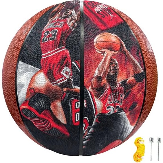 NONE Ballon de basket-ball en cuir pour hommes et jeunes, taille personnalisée, entraînement de jeu en plein air et en intérieur, tout neuf, haute qualité