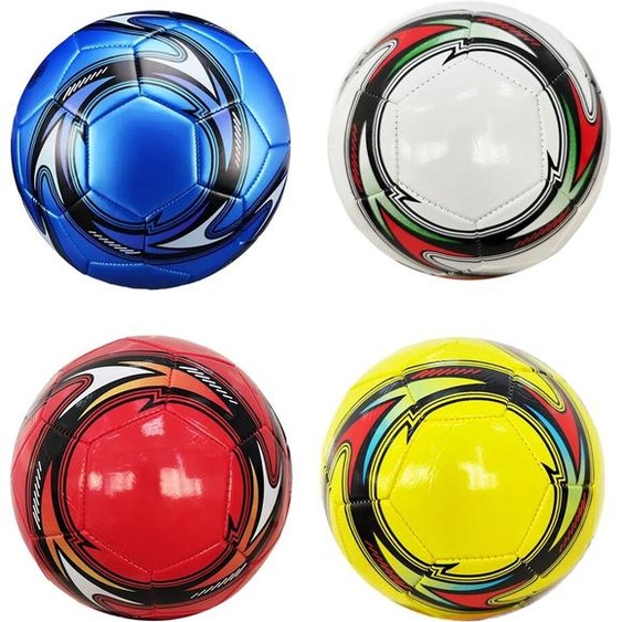 NONE Ballon de Football cousu à la Machine en cuir PU, ballon de compétition, résistant à la pression, taille 5, accessoires de sport portables, rouge et blanc