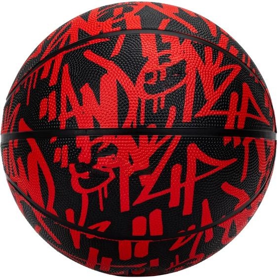 NONE Basket-Ball en caoutchouc, taille 7, terrain de ciment en plein air, ballon de sport dentraînement pour adultes et jeunes, équipement de jeu professionnel ​