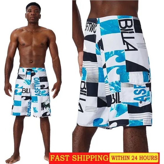 NONE Bermuda Phantom à séchage rapide pour homme, short de plage, maillot de bain décontracté, maillot de bain imprimé, vêtements de surf de plongée, objectifs de natation, nouvelle tendance de la mode,