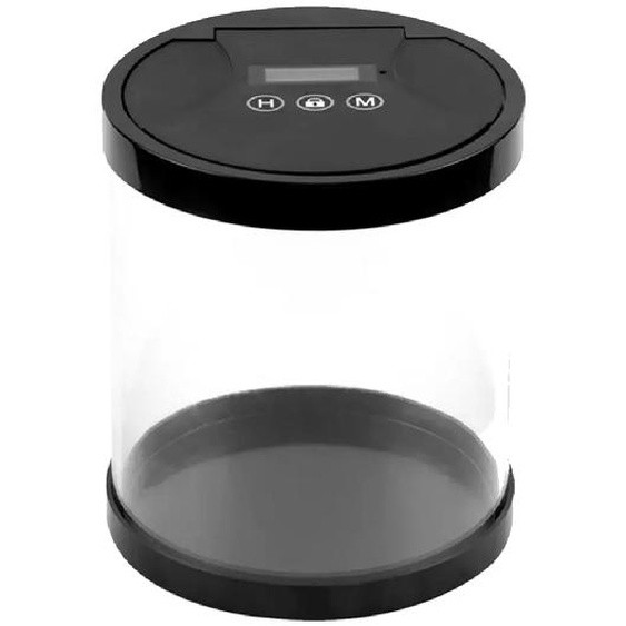 NONE Boîte de Verrouillage de lHeure Électronique, Conteneur de Verrouillage de la Minuterie, Bac Multifonction pour Jouets, Mobile, Matin, Sans Batterie, Noir