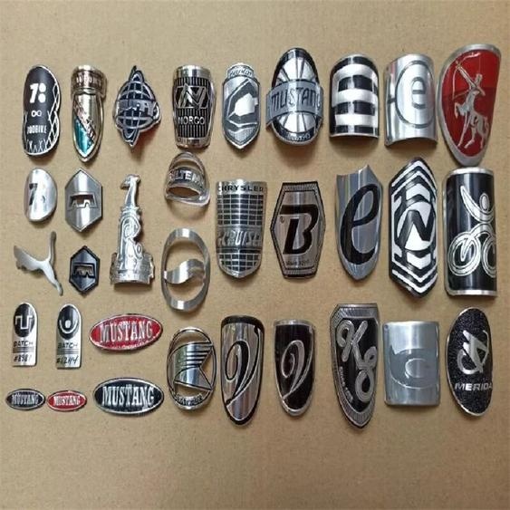 NONE Cadre de tête de vélo en alliage daluminium, tube de tête en métal détiquetage de logo, VTT, logo de vélo de route