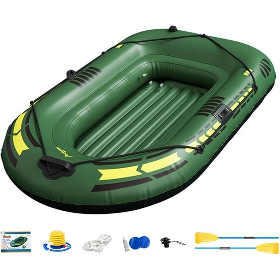 NONE Canoë kayak gonflable en PVC, bateau pneumatique à rames, double dérive, bateau de pêche, haute qualité, 0.4mm