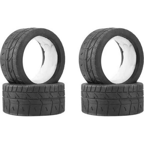 NONE Caoutchouc opathie avec insert en mousse 8584 pour ZD Racing EX-07 EX07 1/7 RC Car Upgrade Parts, Spare Accessrespiration, 4Pcs