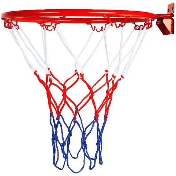 NONE Cerceau de basket mural en acier de 32 cm avec vis, filet de basket-ball pour intérieur et extérieur