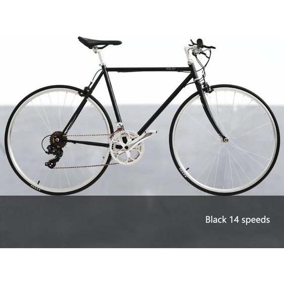 NONE CommPiedmont-Vélo de Route Rétro à 7 Vitesses, Bicyclette Vintage en Acier, Roue 700C