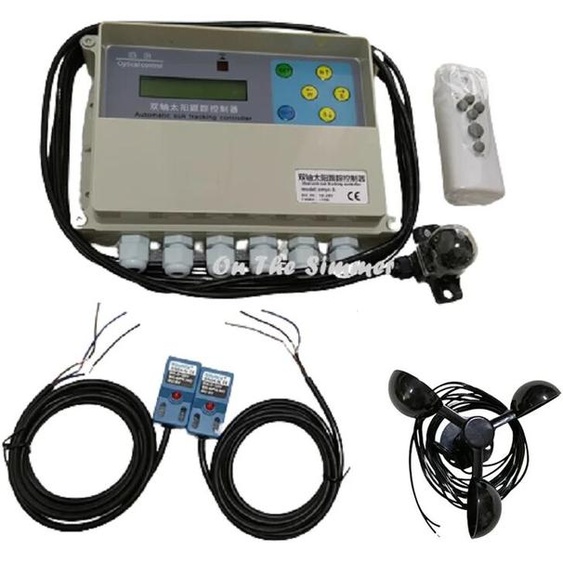 NONE Contrôleur de traqueur solaire à double axe, système de suivi automatique du soleil, plate-forme de suivi à deux degrés de liberté