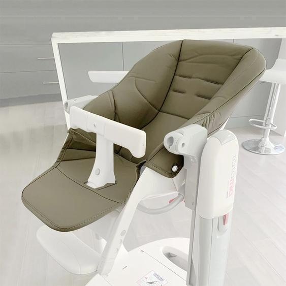 NONE Coussin de siège pour Perego Tatamia, chaise haute pour enfant, housse de siège en cuir PU, accessoires de remplacement pour bébé