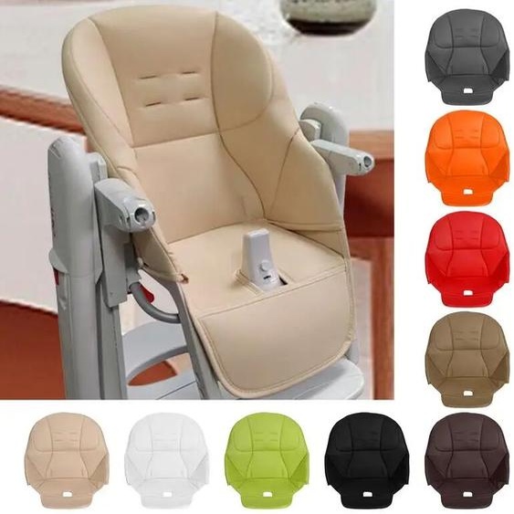 NONE Coussin de siège pour Perego Tatamia, chaise haute pour enfant, housse de siège en cuir PU, accessoires de remplacement pour bébé