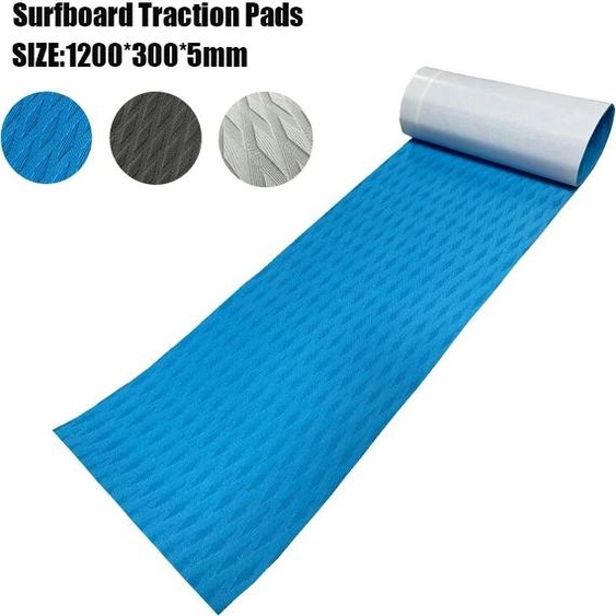 NONE Coussinets de Traction pour planche de surf, 120x30cm, mousse EVA, tapis antidérapant en diamant, pour Kayak, Skateboard, Skimboard, feuille réglable, bateau à moteur, escalier