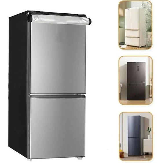 NONE Couvercle de congélateur vertical, 23 de longueur x 23 de largeur x 56 de hauteur, anti-poussière, résistant au soleil, convient à la plupart des mini-congélateurs compacts cubiques 5-7.5