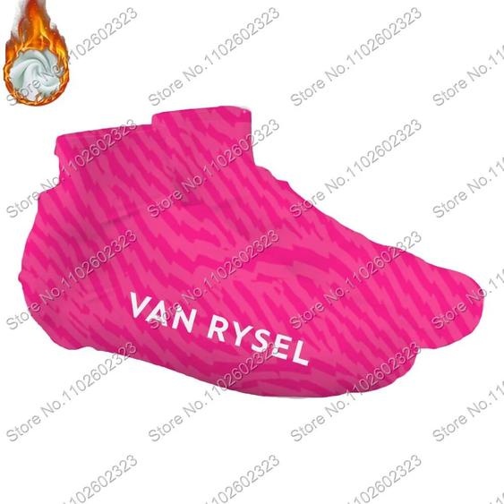 NONE Couvre-chaussures de cyclisme Van Rysel Team, couvre-chaussures de vélo de route, vélo VTT, anti-poussière, couvre-chaussures de vélo dextérieur non ald, 2024