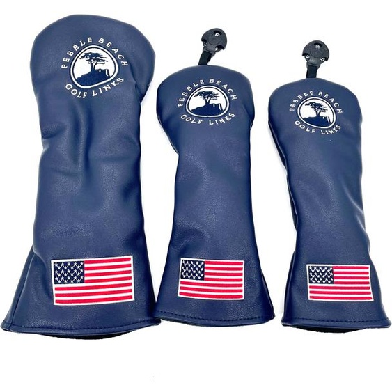 NONE Couvre-tête en cuir Pu à motif darbre de Golf, couvre-tête de conducteur, couvre-tête en bois de Fairway, couvre-tête hybride, couverture de Putter