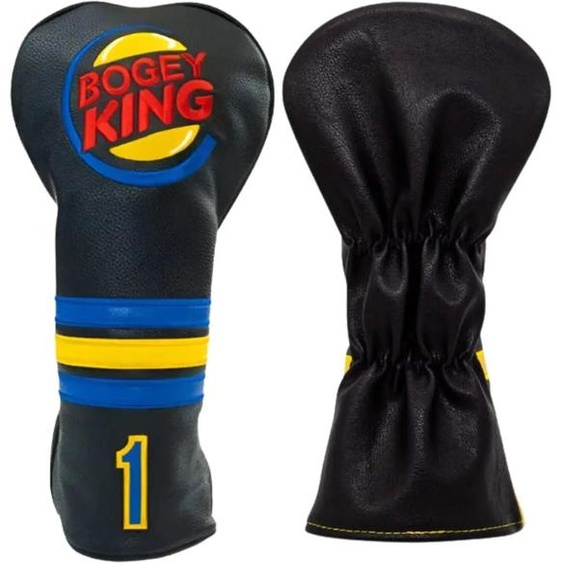NONE Couvre-têtes de Golf pour conducteur, couvre-têtes de Club de Golf Bogey King Premium avec doublure souple, grands accessoires de Golf pour papa